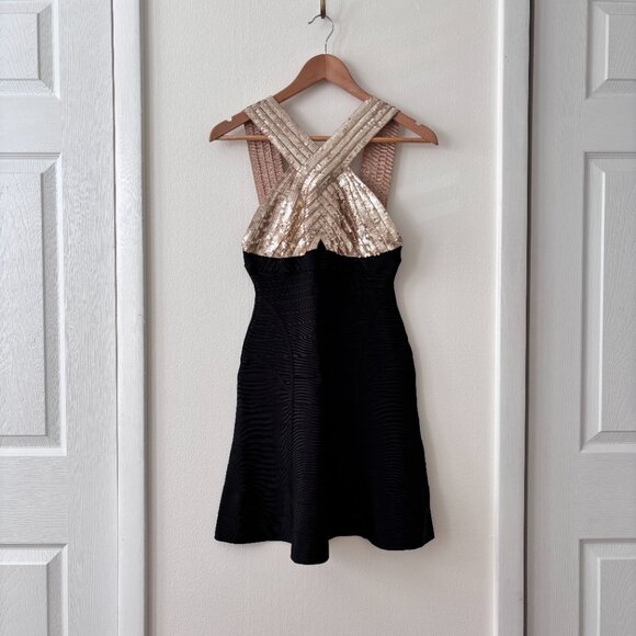 Herve Leger Amalli Sequined Bandage Dress - Picture 4 of 9